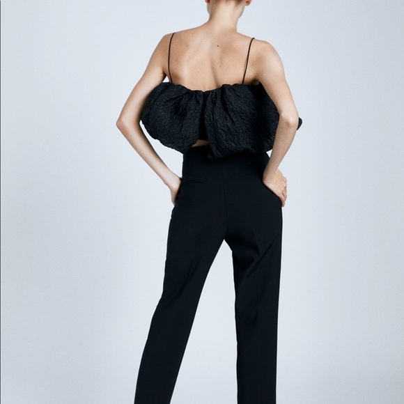ZARA BNWT Voluminous Crop Top - Picture 7 of 8